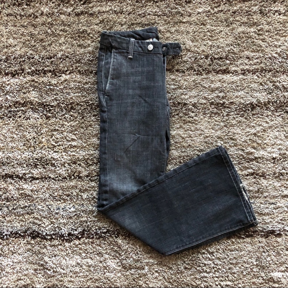 7 for All Mankind Flare Leg Denim Trousers